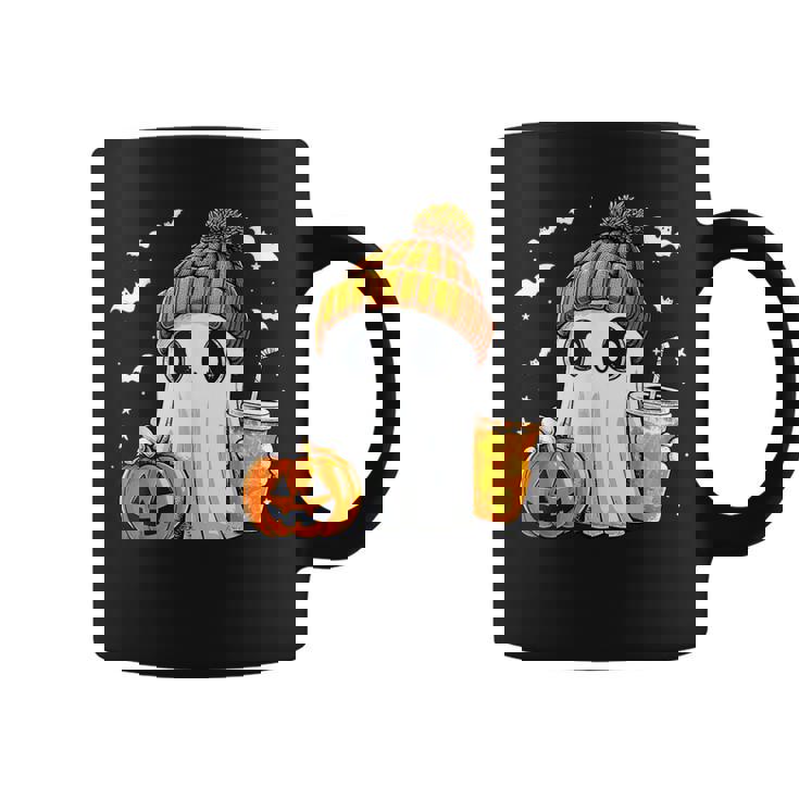 Halloween Ghost Pumpkin Spice Latte Autumn Fall Coffee Lover Coffee Mug