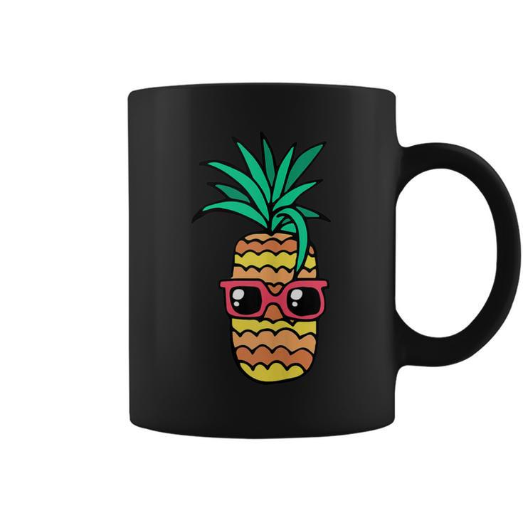 Hawaiian Pineapple Fruit Aloha Beach Summer Coffee Mug