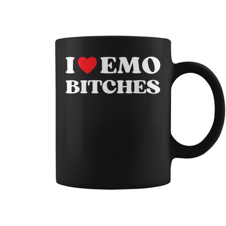 I Heart Emo Es Quote Red Heart Emo Girl Style Tassen