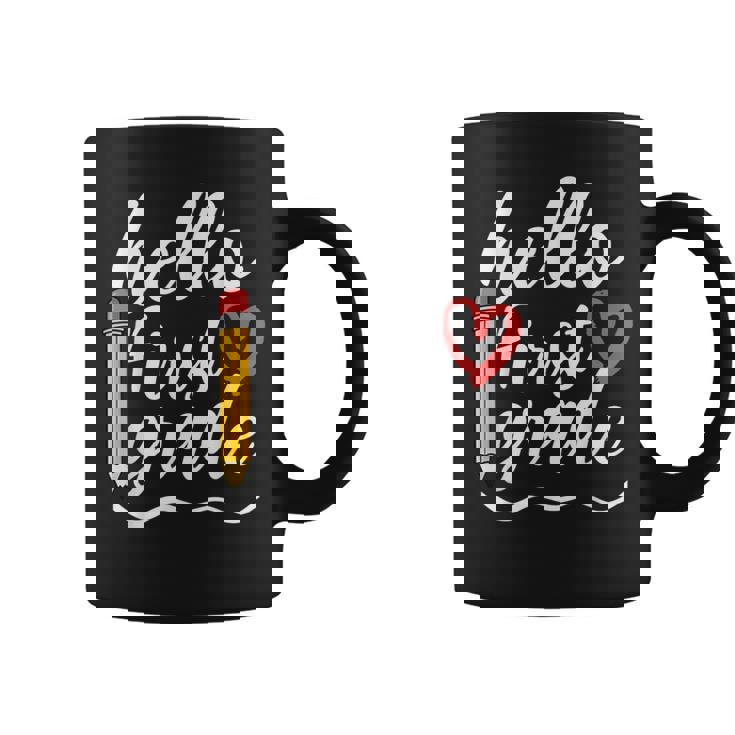 Hello First Grade Teacher 1St Grade Back To School Coffee Mug