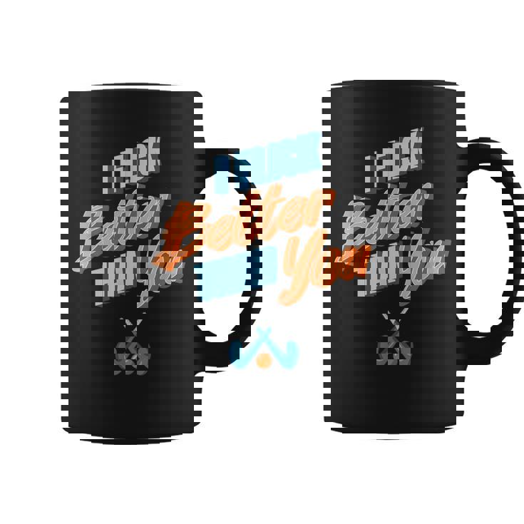 Hockey Césped Jugadores Equipo Hockey Hierba Taza de café