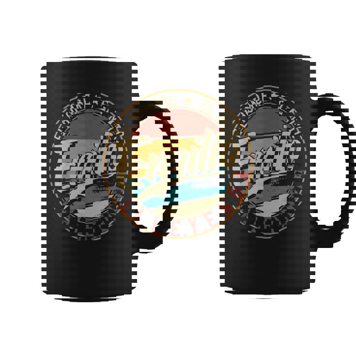 Hombre Emilio El Hombre El Mito La Leyenda Taza de café