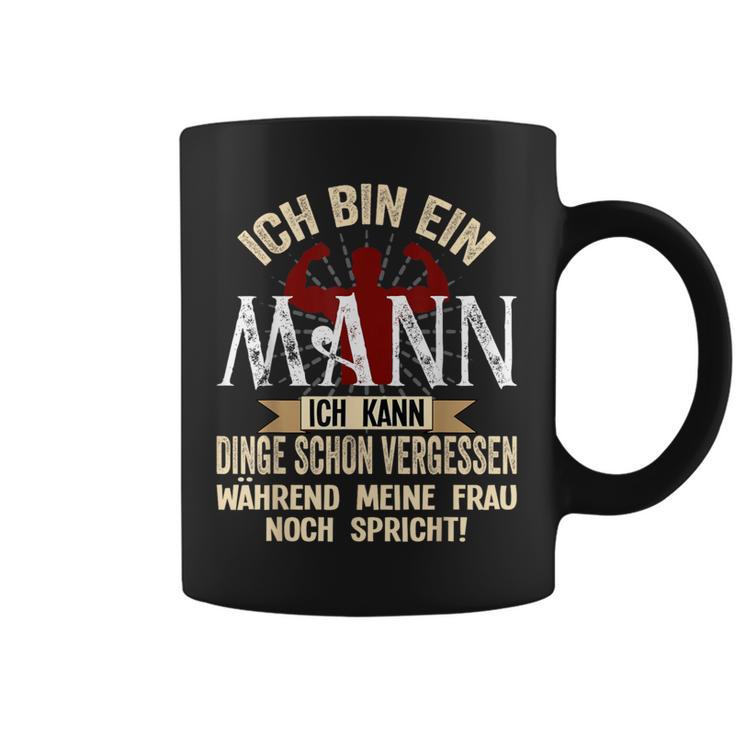 Ich Bin Ein Mann Ich Kann Dinge Schonergessen Sarcasmus Half Sleeve Tassen