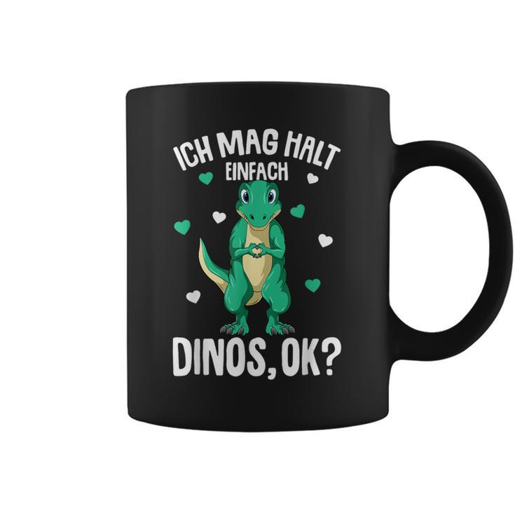 Ich Mag Halt Dinos Dinosaur T-Rex Girls' Children's Dinosaur Tassen