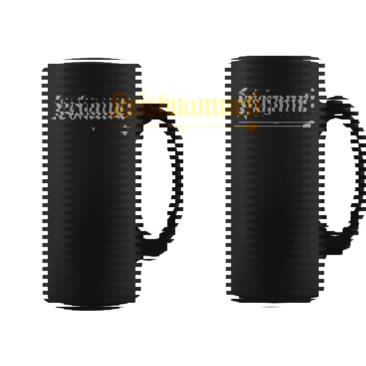 India Apellido Krishnamurti Familia Hindi Indio Apellido Taza de café