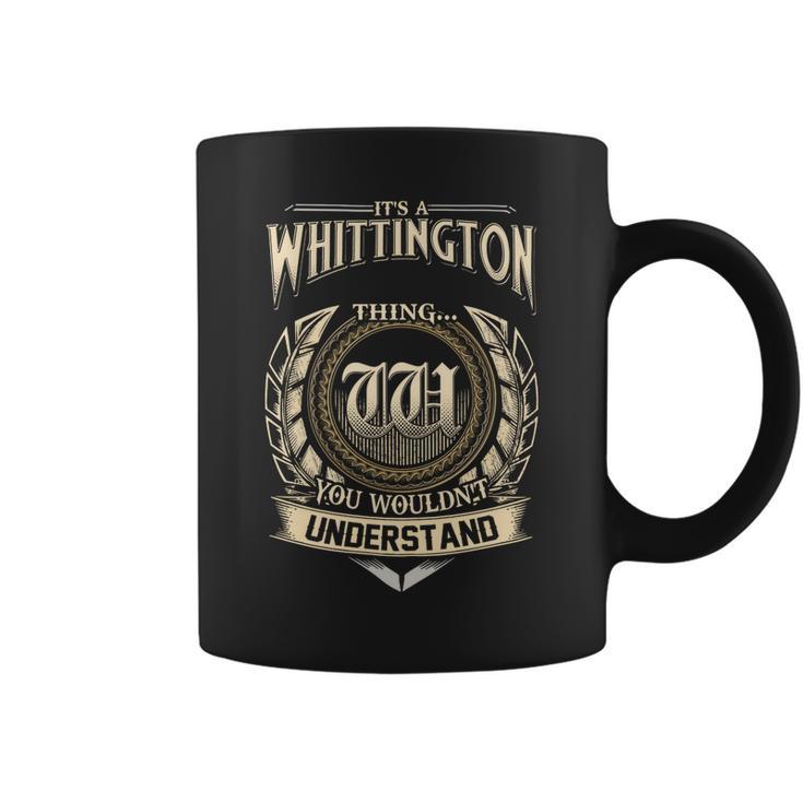 Its A Whittington Thing You Wouldnt Understand Name Vintage T-Shirt -  Thegiftio