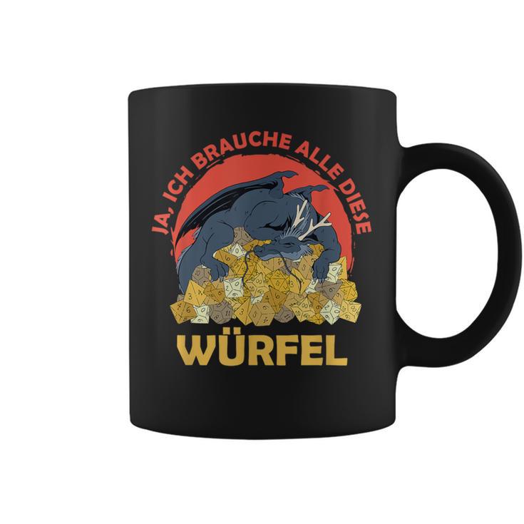 Ja Ich Brauche Alle Diese Würfel Drache Rollenspiel Tassen