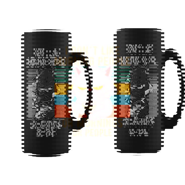 Je Déteste Les Gens Du Matin Et Les Gens Du Matin Et Le Chat Tasse