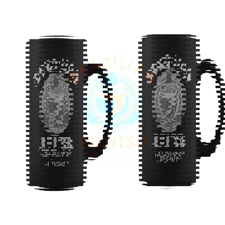 Jiu Jitsu Brasileño Bjj Tiburón Sin Mangas Taza de café