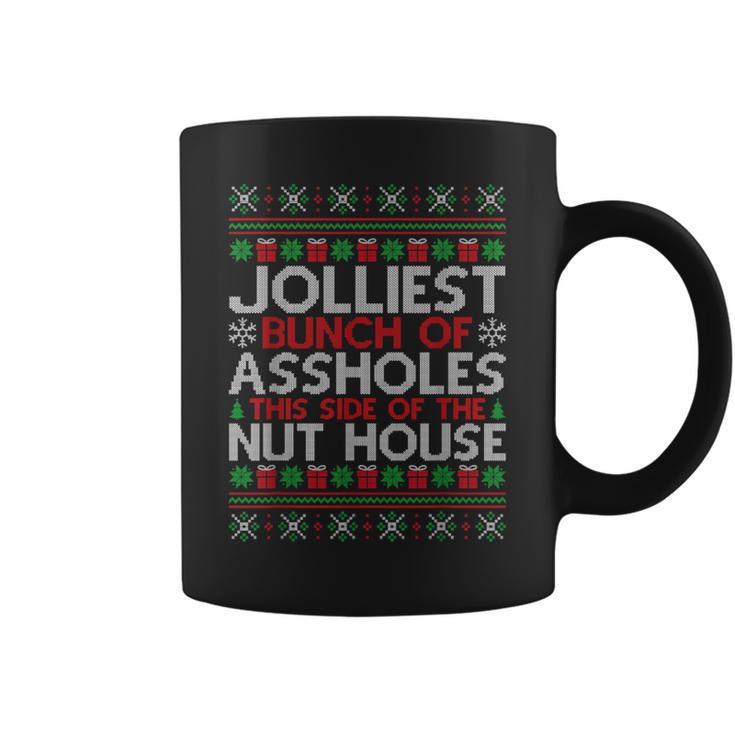 Jolliest Bunch Of Assholes This Side Of The Nut House Coffee Mug | Mazezy