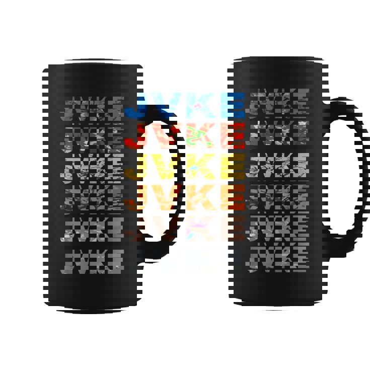 Jvke Colorful With Butterfly And Snake Vintage Retro Coffee Mug
