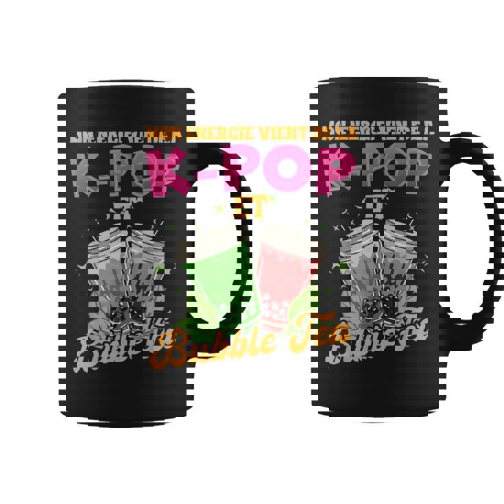 K-Pop Et Bubble Tea Japon Culture Pays Homme Cadeau Tasse