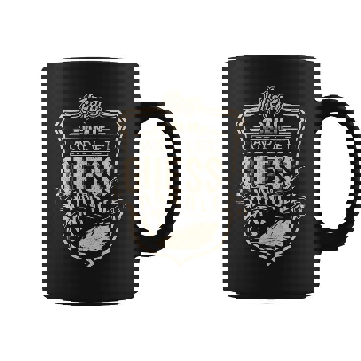 Keep Calm And Let Guess Handle It Coffee Mug