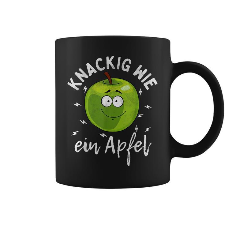 Knackig Wie Ein Apple Nutritionitamin Fruit Apple Saying Tassen