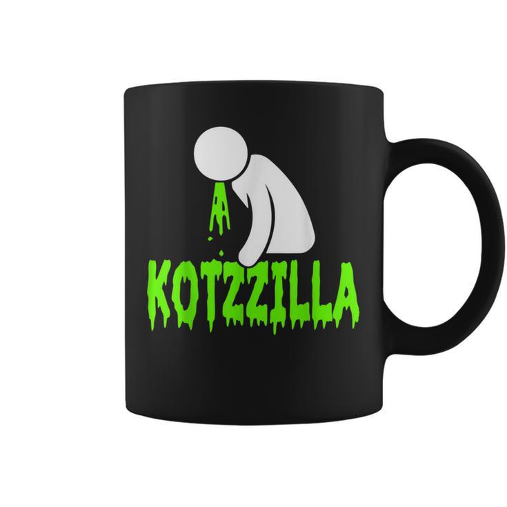 Kotzzilla Brechen Kotzen Beer Alcohol Pass Drunken Tassen