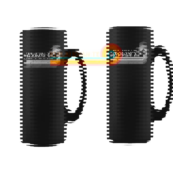 Kublai Khan Tx Retro Stripes Musician Vintage Coffee Mug