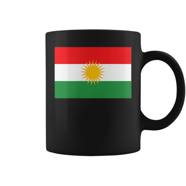 Kurdistan With Kurden Flag Tassen