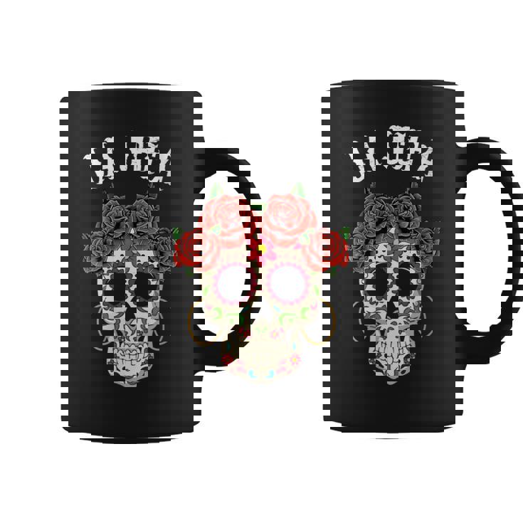 La Jefa Sugar Skullêtements Mexicain Dia De Los Muertos Dead Tasse