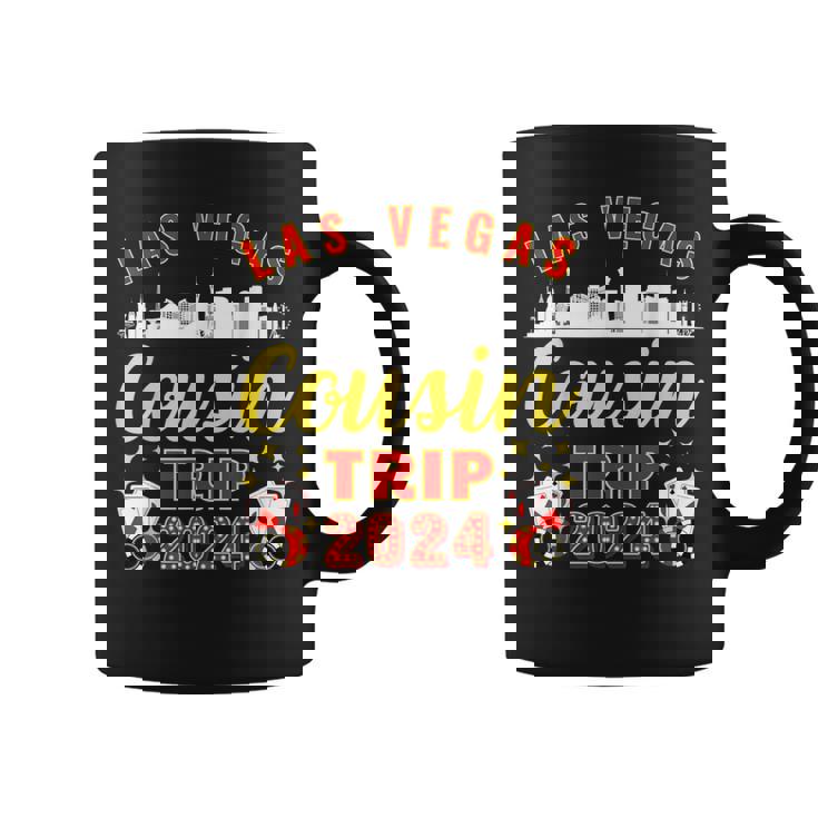 Las Vegas Cousin Trip 2024 Birthday Party Vacation Matching Coffee Mug