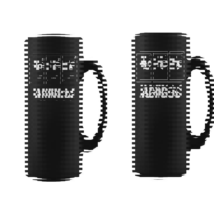 He He He Laughing Gas Chemistry Pun Coffee Mug