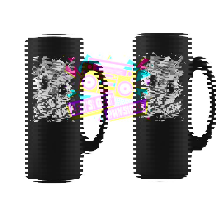 Let Get Physical 80S Costume Party Halloween Retro Workout Coffee Mug