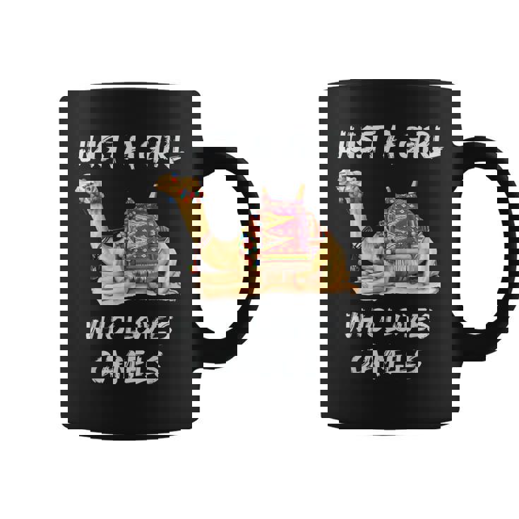 Lindo Regalo Camel Gráfico Just A Girl Who Loves Camels Taza de café