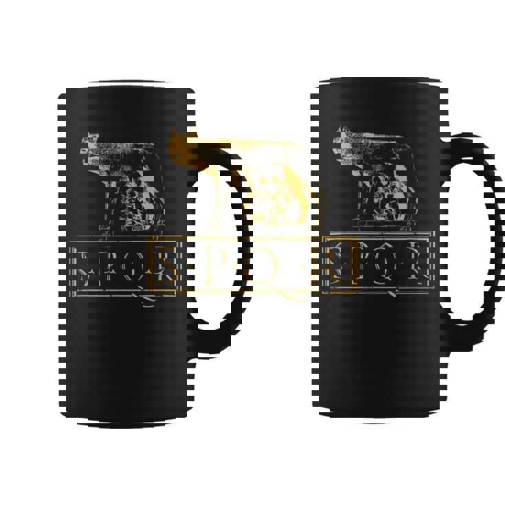 Loba Capitolina Spqr Roma Taza de café