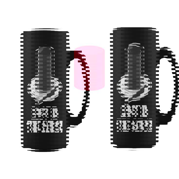 Lost In The Sauce Thanksgiving Dinner Cranberry Sauce Coffee Mug