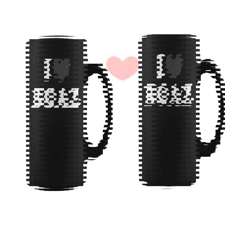 I Love Boaz I Heart Boaz Coffee Mug