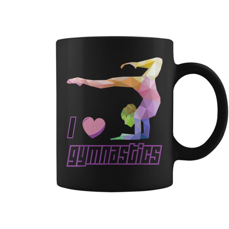 I Love Gymnastics Gymnast Girl Lover Tassen