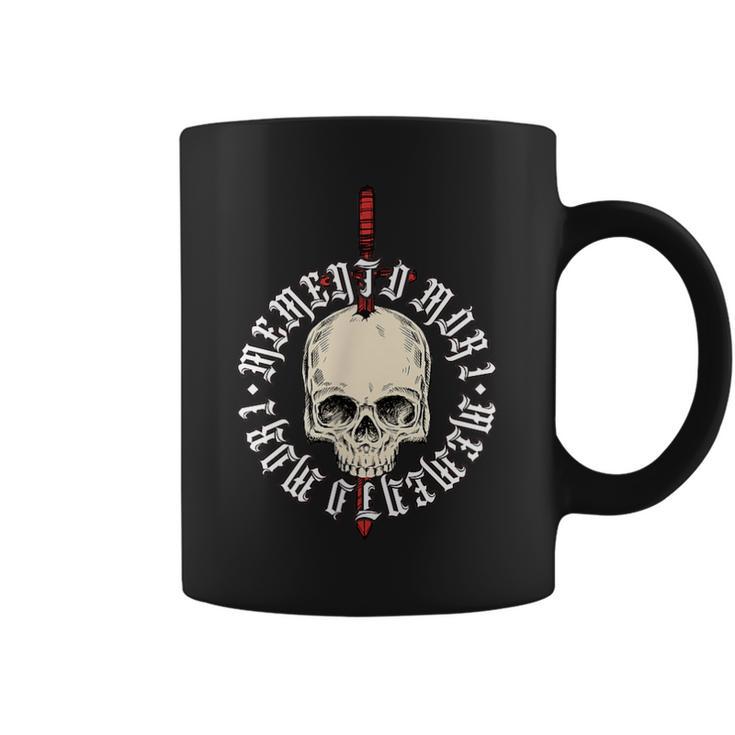 Memento Mori Lettering Skull Tassen