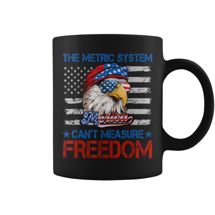 The Metric System Can't Measure Freedom Eagle Usa Flag Meme Coffee Mug |  Mazezy
