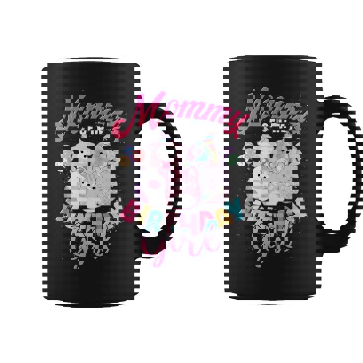 Mommy Of The Birthday Girl Cute Squish Squad Mallow Family Coffee Mug