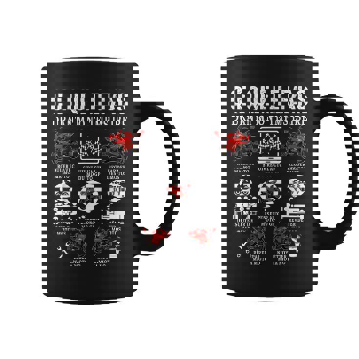 Moto Gp Courses Ce Que Je Fais Moto Gp Motard Humour Tasse