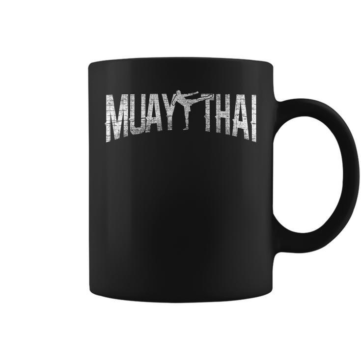 Muay Thaiintage Retro Fighter Fighter Lettering Tassen