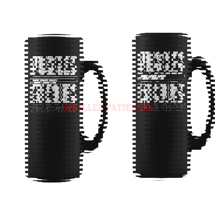 Muscles En Courseuillez Patienter Hommes Fitness Muscle Tasse