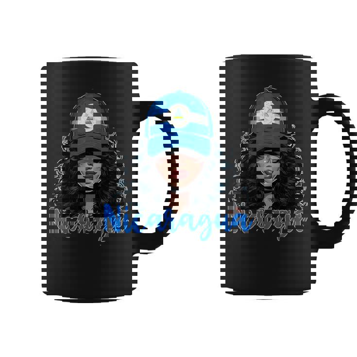 Niña Nicaragüense Bandera Nicaragua Orgullosa Nicaragüense Es Taza de café