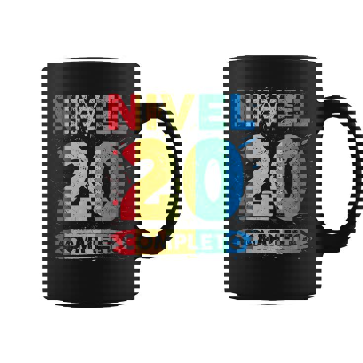 Nivel 20 Completo 20 Aniversario De Boda 20 Años Taza de café