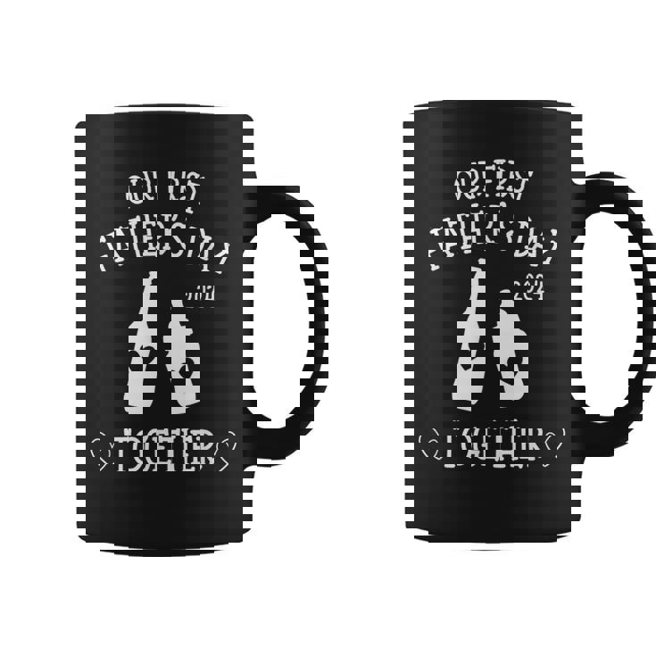Notre Première Fête Des Pères 2024 Nouveau Père Bière Père Et Fils Tasse