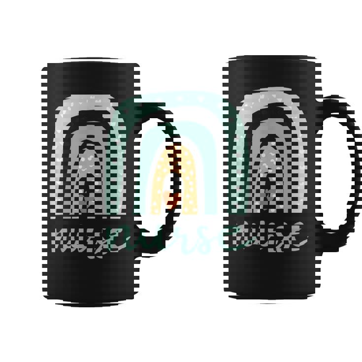 Nursing Rainbow Cute Nurse Heart Coffee Mug