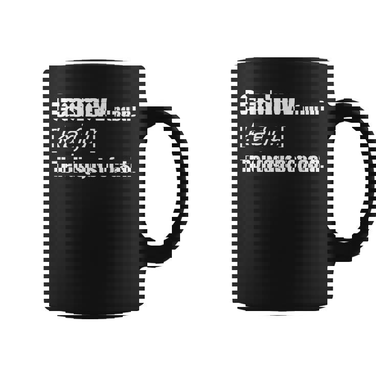 Nut Butter Healthy Snack Nutty Dry Nuts Organic Diet Cashews Graphic Print Coffee Mug