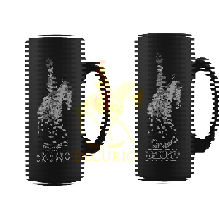 Oficial Romano A Caballo Decurio Taza de café