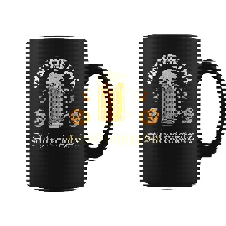Oktoberfest Group Bachelor Party Here For Schitzengiggles Coffee Mug