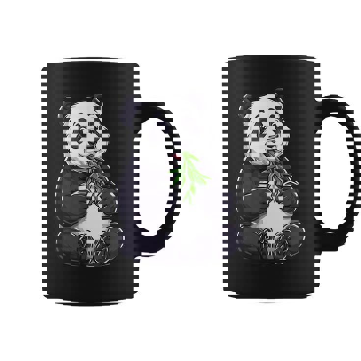 Oso Panda Con Bambú Oso Panda Niños Taza de café