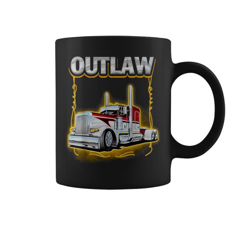 Outlaw Peterbilt Truck S Tassen