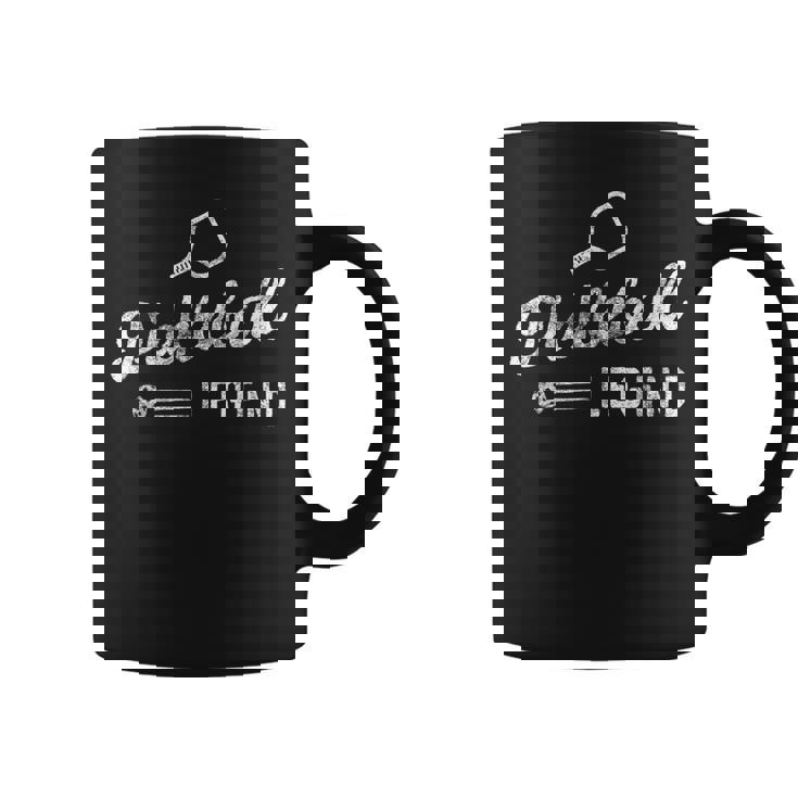 Paddle Pickleball Legend Pickleball Player Vintage Coffee Mug