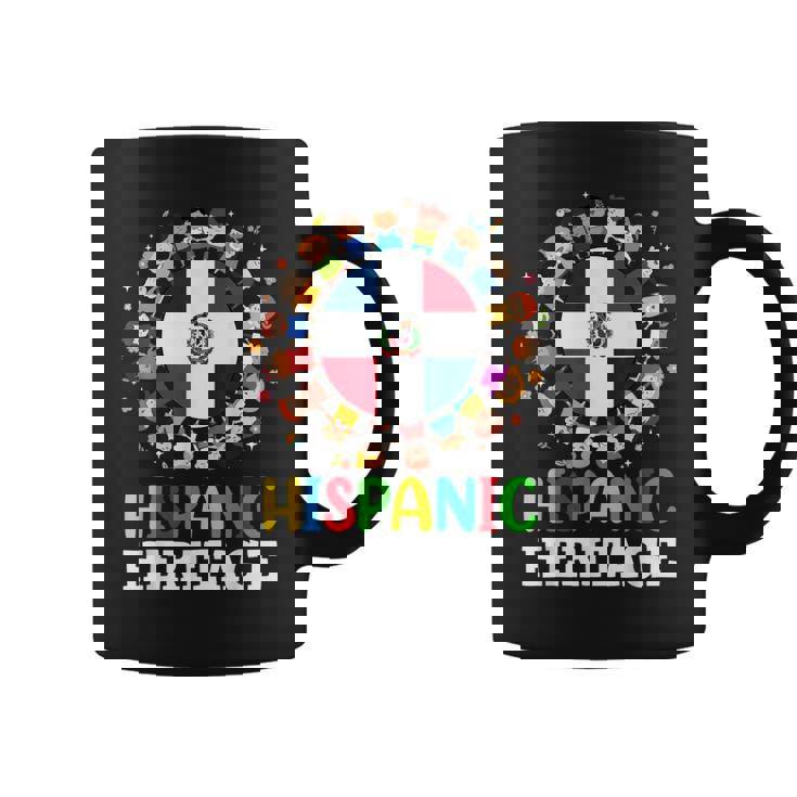 Hispanic Heritage Dominican Republic Flag Dominican Boy Girl Coffee Mug