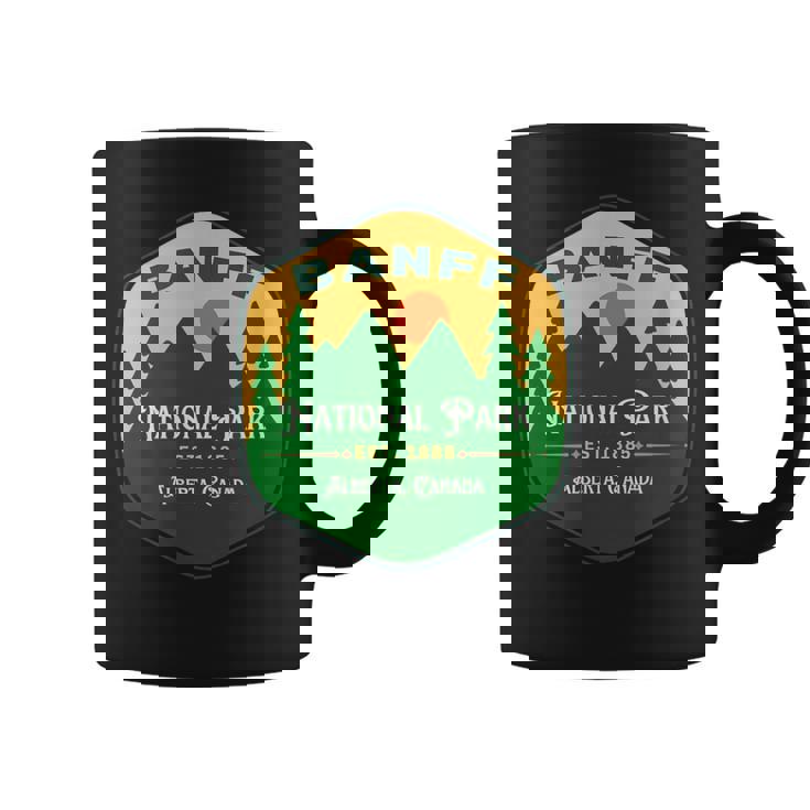 Parque Nacional Banff Alberta Canadá Est 1885 Taza de café