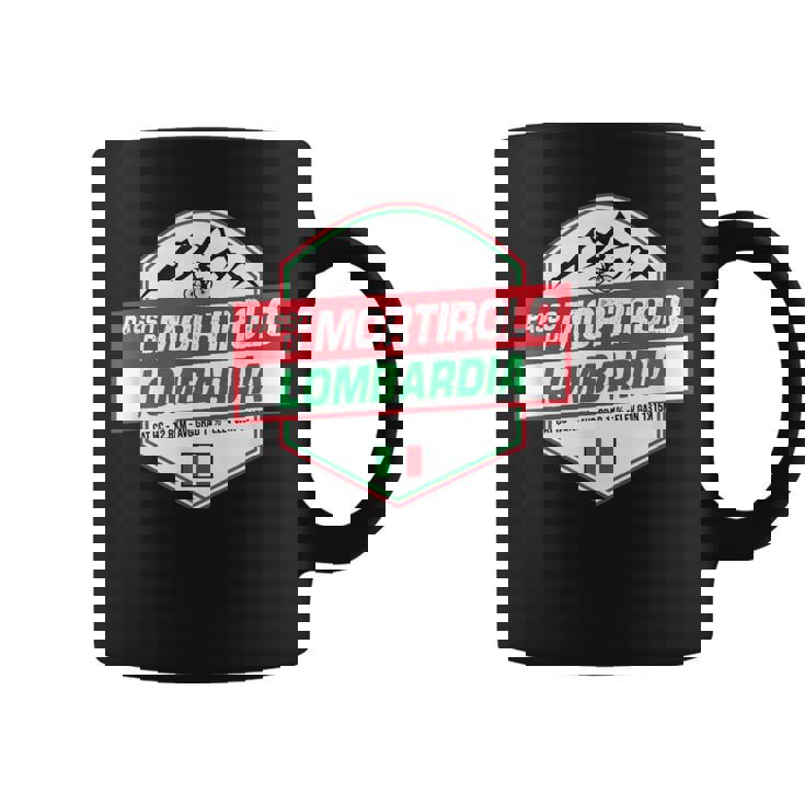 Passo Di Mortirolo Ciclista Lombardía Italia Ciclismoacaciones Taza de café
