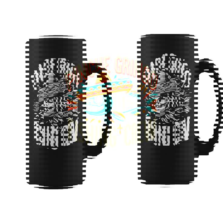 Pinche Gringo Fishing Crew Skeleton Fish Coffee Mug